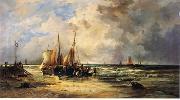unknow artist Seascape, boats, ships and warships. 44 oil painting on canvas